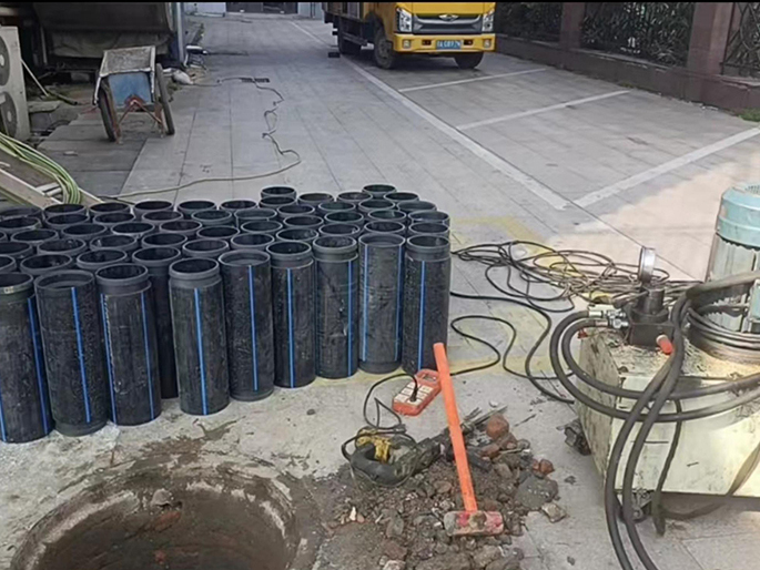 袁州PE置换管厂家 DN315置换管 非开挖管短管置换